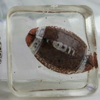 Footballer  Square Charm - 2 Styles - Thumbnail 2