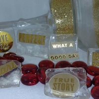 Gold Collection Square Charms - 10 Style Options - Thumbnail 2