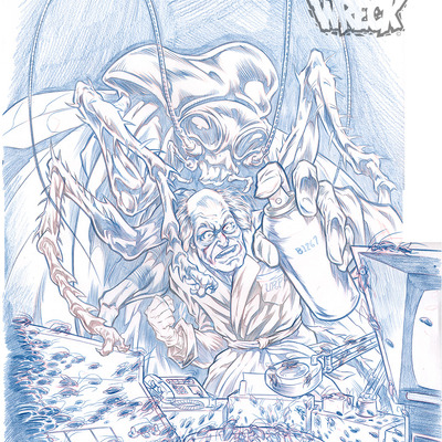 Creepshow: they're creeping up on you pencil art - Thumbnail 5