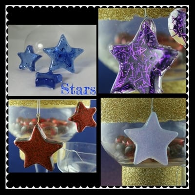 Star charms - 4 shade options 