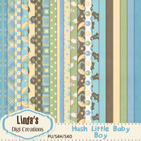 Hush Little Baby-Boy (Digi Scrap Kit) - Thumbnail 1