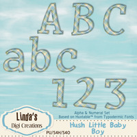 Hush Little Baby-Boy (Digi Scrap Kit) - Thumbnail 2