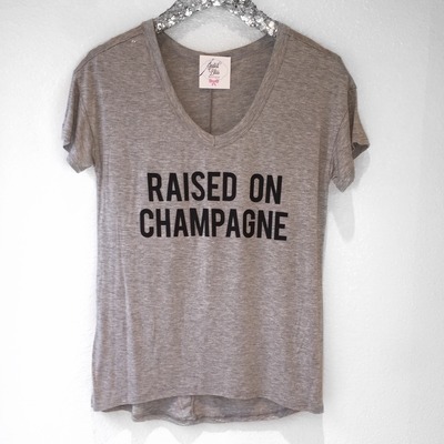 Raised on champagne tee