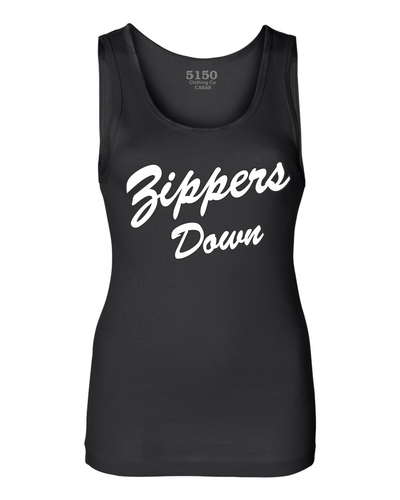 ZIPPERS DOWN Ladies Tank # 90014