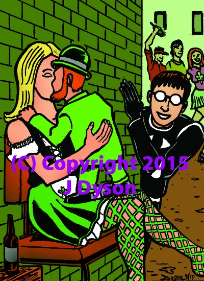 Mr. Peepers Postcard: Lenny's Kiss