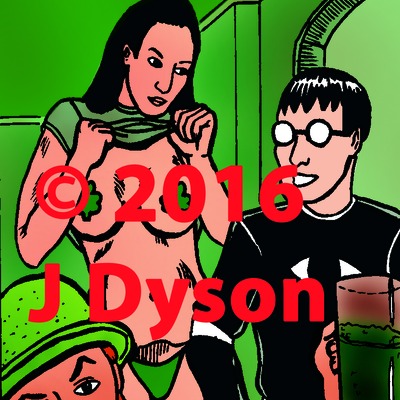 Mr. peepers postcard--2012 st. patty's day