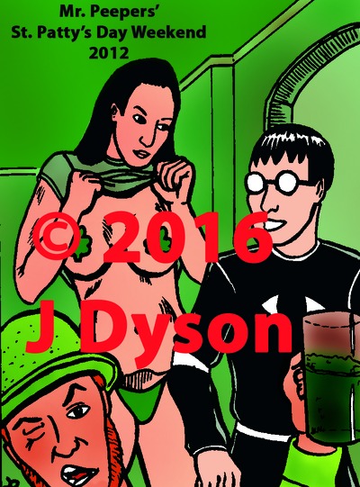 Mr. Peepers Postcard--2012 St. Patty's Day