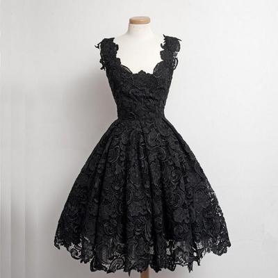 Black short homecoming dresses celebrity prom gowns pst0087