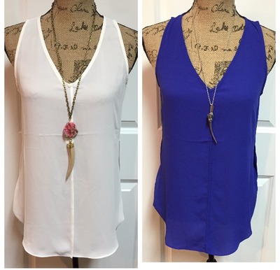 V-Neck Hi-Lo Tank