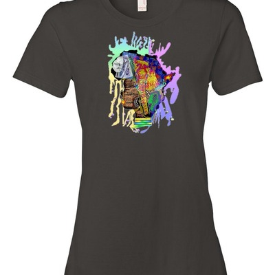 African queen women's t-shirt