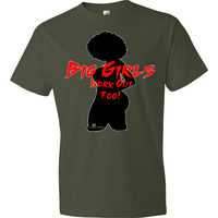 Big girls work out t-shirt - Thumbnail 1