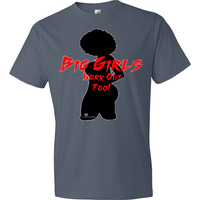 Big girls work out t-shirt - Thumbnail 2