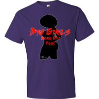 Big girls work out t-shirt - Thumbnail 3