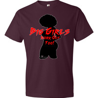 Big girls work out t-shirt - Thumbnail 6