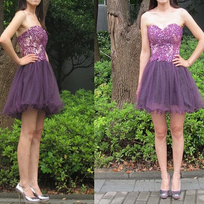 Short homecoming dresses pst0159