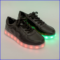 LIGHT UP SNEAKERS-BLACK - Thumbnail 2