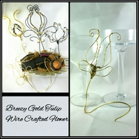 Hand Crafted Wire Flowers - Thumbnail 1