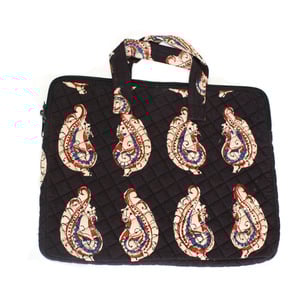 Black Peacock Laptop Case