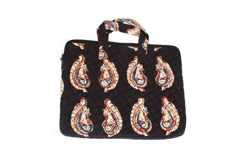 Black Peacock Laptop Case