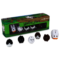 Kidrobot x Frank Kozik 2.5" Labbit with 1.5" Littons 6-Pack