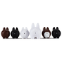 Kidrobot x Frank Kozik 2.5" Labbit with 1.5" Littons 6-Pack-2