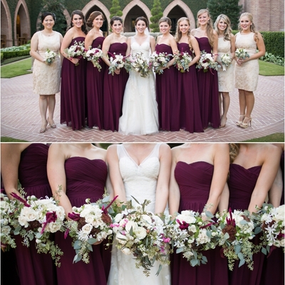 Floor length chiffon bridesmaid dresses pst0254