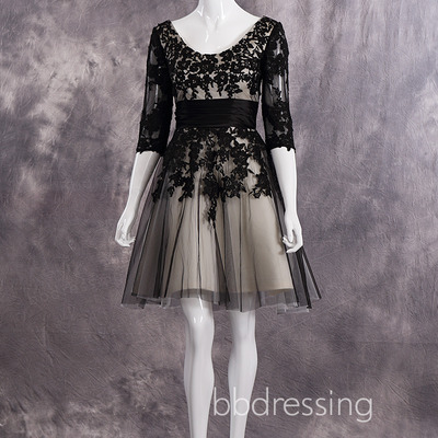 Bbdressing appliqued tulle over satin prom dresses bb0037