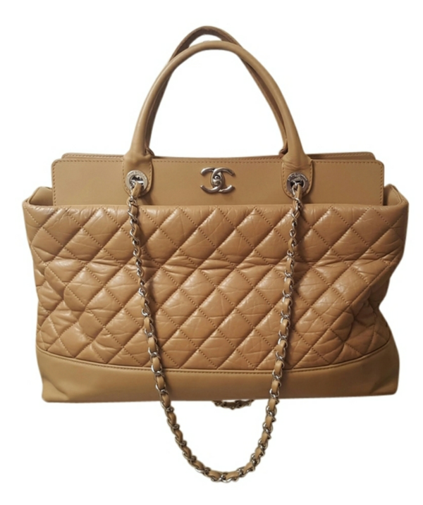 CHANEL Tan Tote Bag