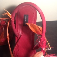 Marc Jacobs Suede and Feather Heels - Thumbnail 4