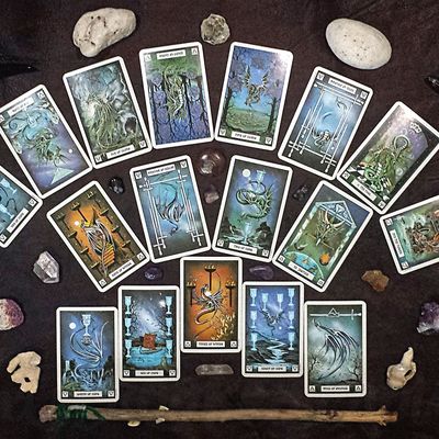 Deity dossier - information about a spirit, ghost, or deity in 18 tarot oracle cards by professional psychic - Thumbnail 1