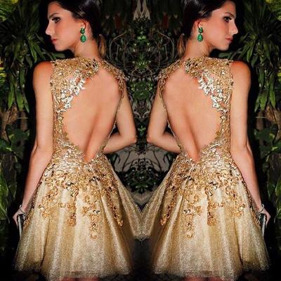 Homecoming dress,short prom dress,sexy homecoming dress,gorgeous homecoming dress,hollow back homecoming dress,mini homecoming dress,pd160089