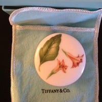 100% Authentic Tiffany & Co Hand Painted Porcelain Trinket  - Thumbnail 2
