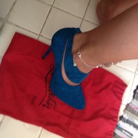 100% Authentic Brand New Christian Louboutin Miss Zorra Peacock - Thumbnail 3