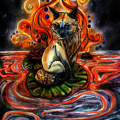 Original lily kitsune