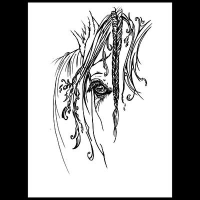 Original tribal horse