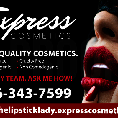 Express cosmetics car door magnet 3