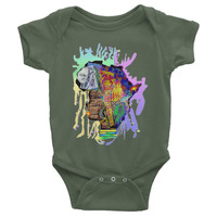 African Queen Infant one-piece - Thumbnail 2