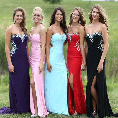 Prom dresses sweetheart backless pst0315