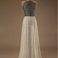 Prom Dresses ,Prom Gowns ,Crystal beading Prom Dresses ,Long Prom Gowns,Charming Evening Dresses ,Backless Prom Dress ,Sexy Evening Dresses,PD160121 - Thumbnail 1