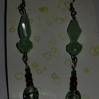 [one left!] earthy vibe long hippie dangles - Thumbnail 1