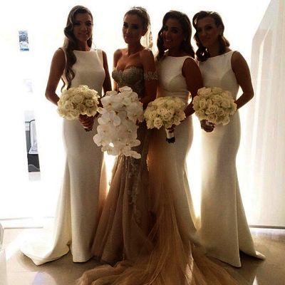 Bridesmaid dress, long bridesmaid dress, jersey bridesmaid dress, cheap bridesmaid dress, convertible bridesmaid dress, bridesmaid dress, pd160135 - Thumbnail 3