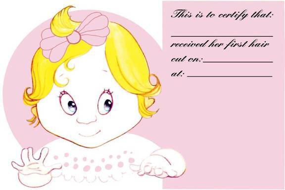 Baby's First Haircut (Girl) 40G1