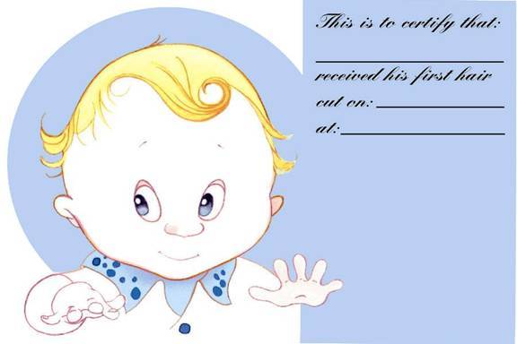 Baby's First Haircut (Boy) 40B1