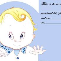 Baby's First Haircut (Boy) 40B1