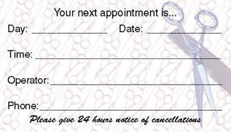 Appointment Card #28
