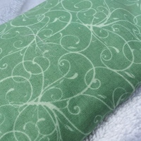 Lavender Flaxseed Eye Pillow in plant green - Thumbnail 1