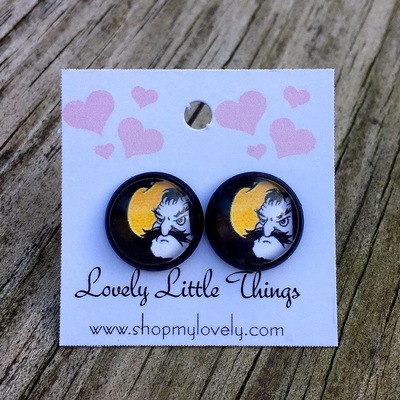 12mm pistol pete studs with black setting 