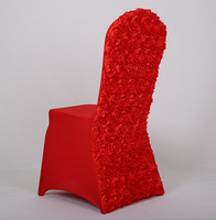 Rental: Satin Rosette Spandex Chair Cover