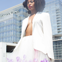 Purple Tulle Skirt-Short  - Thumbnail 2