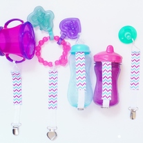 UhOh! Universal Clip Purple/Blue Chevron